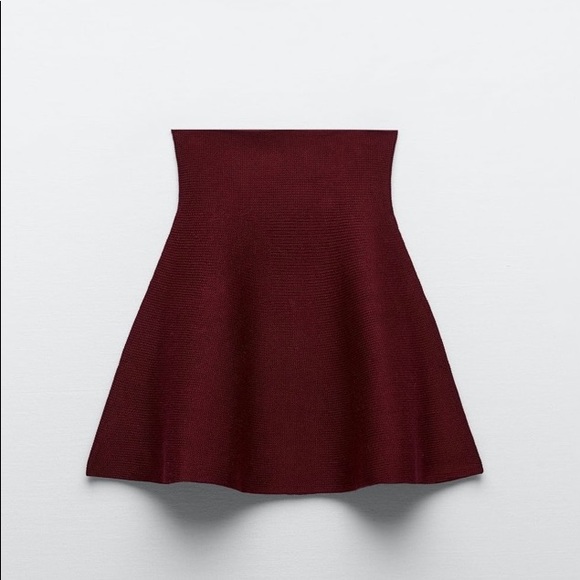 NWOT Zara Knit Mini Skirt - Small - Picture 3 of 6
